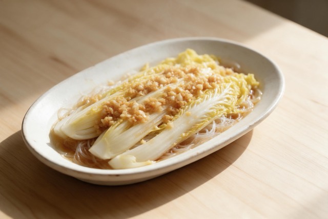蒜蓉粉丝娃娃菜