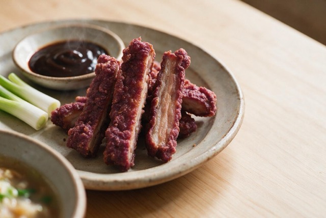 炸紫酥肉