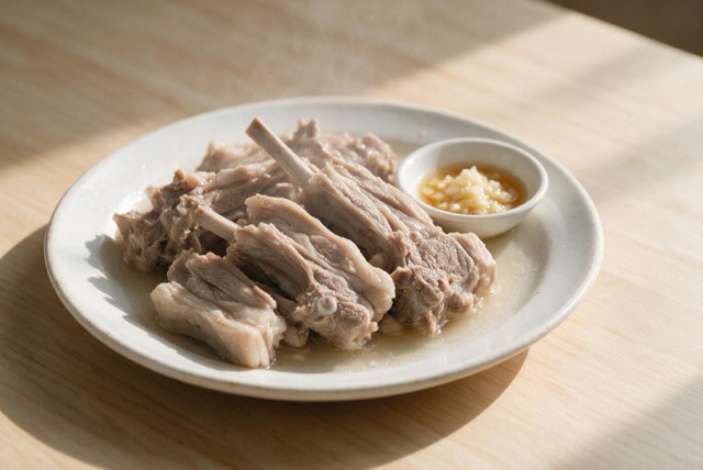 清蒸羊羔肉