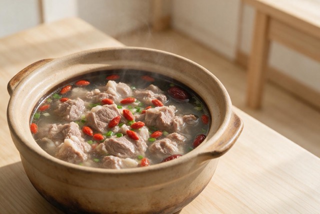 枸杞炖羊肉