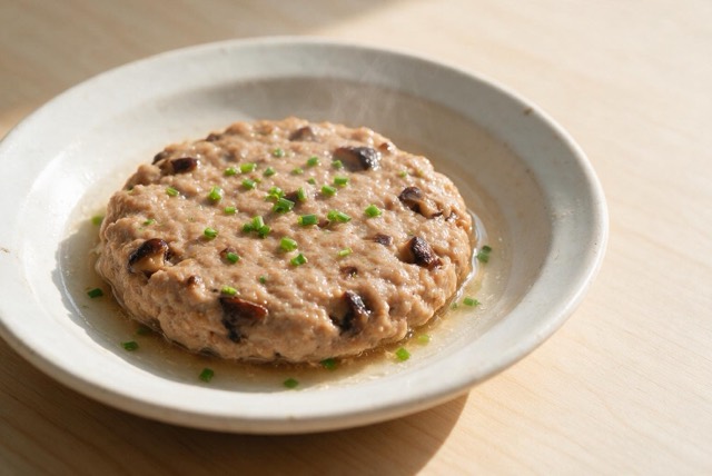 冬菇蒸肉饼