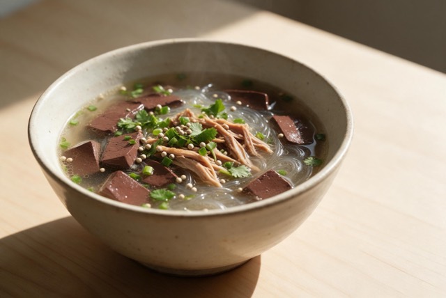 鸭血粉丝汤