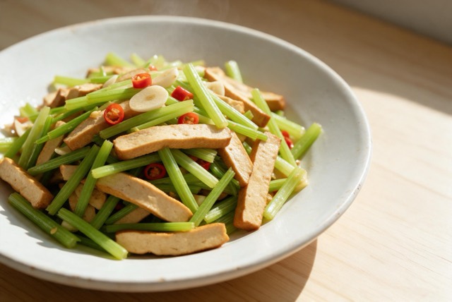芹菜炒香干