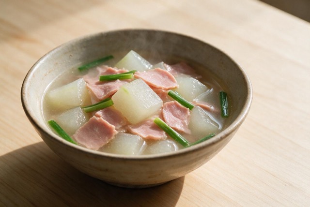 火腿炖冬瓜