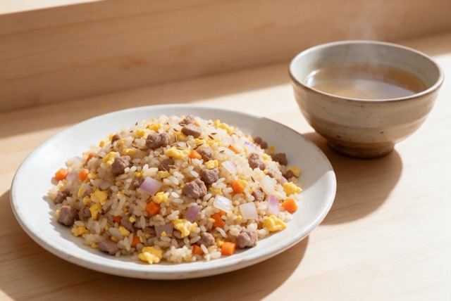 蒙古羊肉炒饭