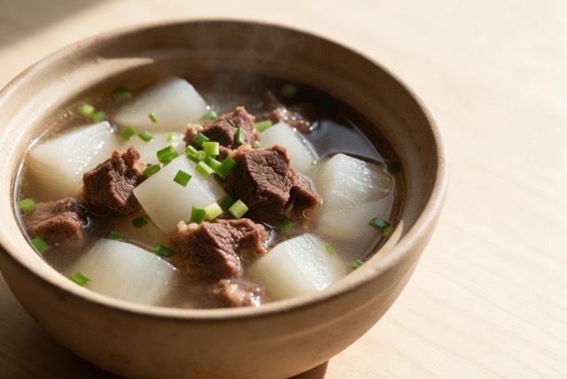 牦牛肉萝卜汤