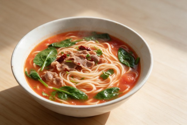 生汆面