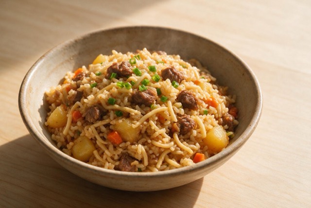 羊肉调和饭