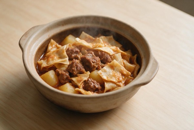 羊肉焖饼