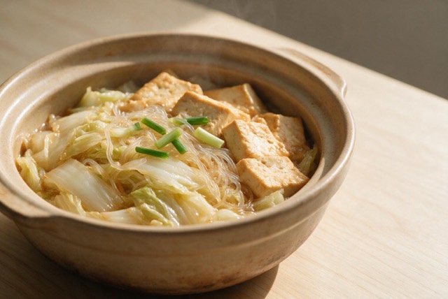 白菜豆腐炖粉条