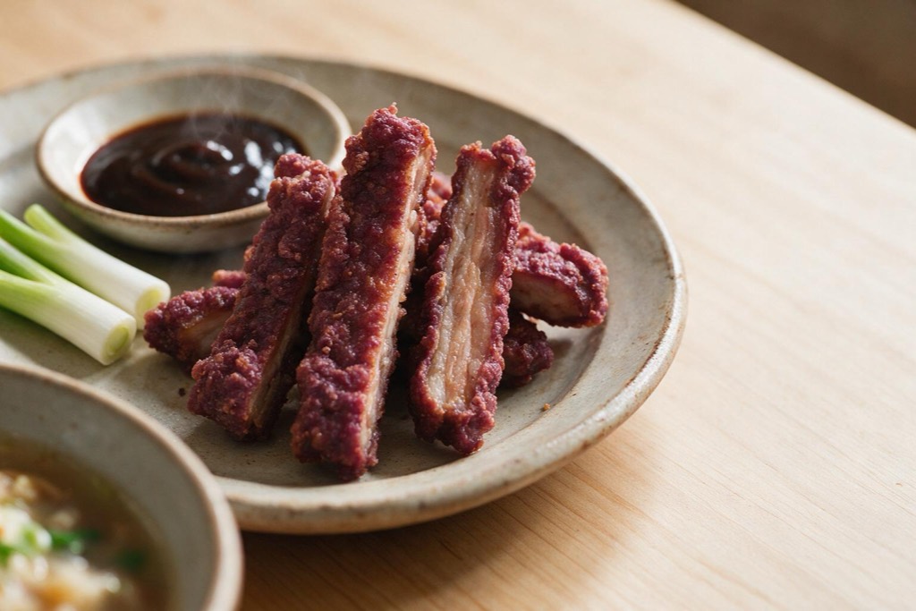 炸紫酥肉