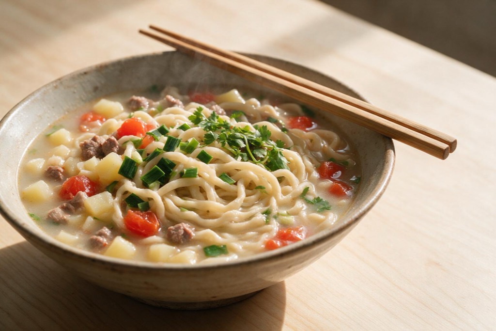 羊肉搓面
