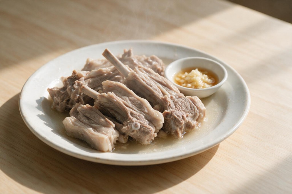 清蒸羊羔肉