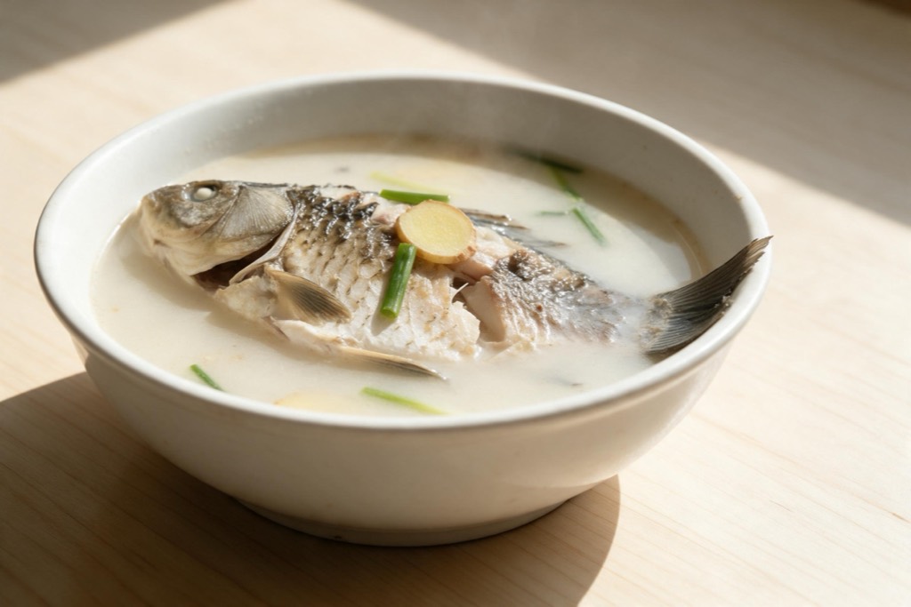 奶汤鲫鱼