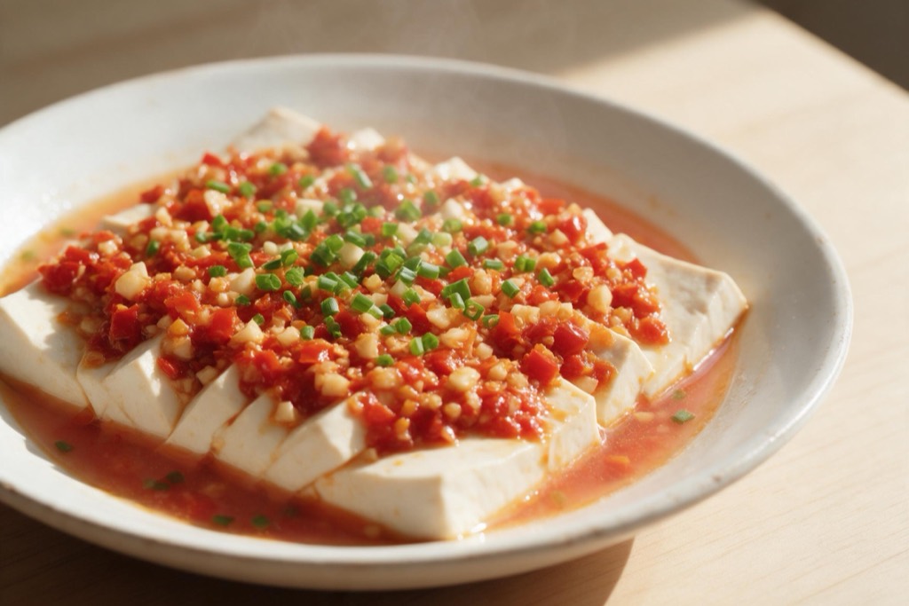 剁椒蒸豆腐
