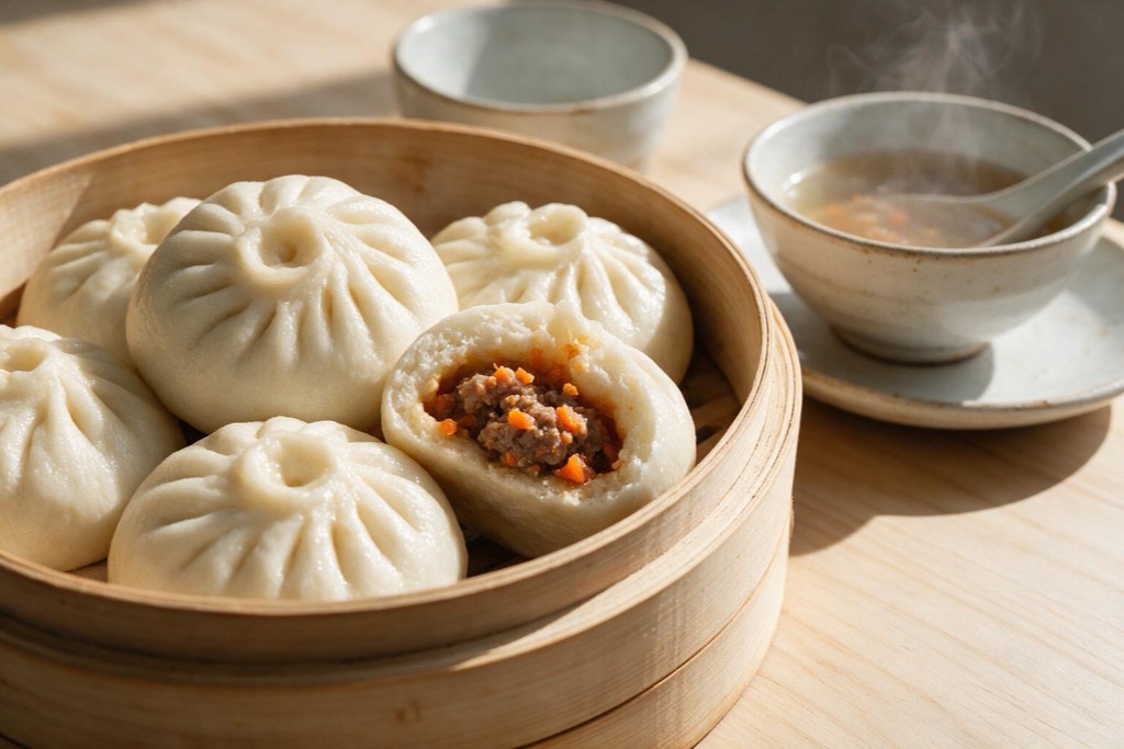 羊肉胡萝卜包子