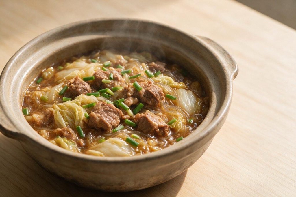 羊肉白菜炖粉条