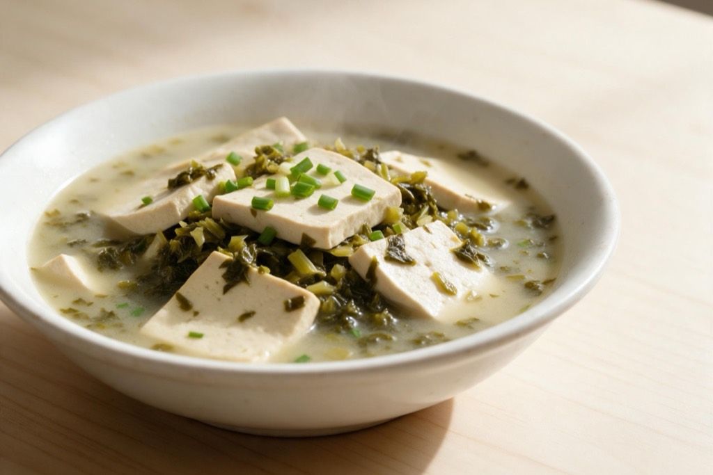雪里蕻炖豆腐