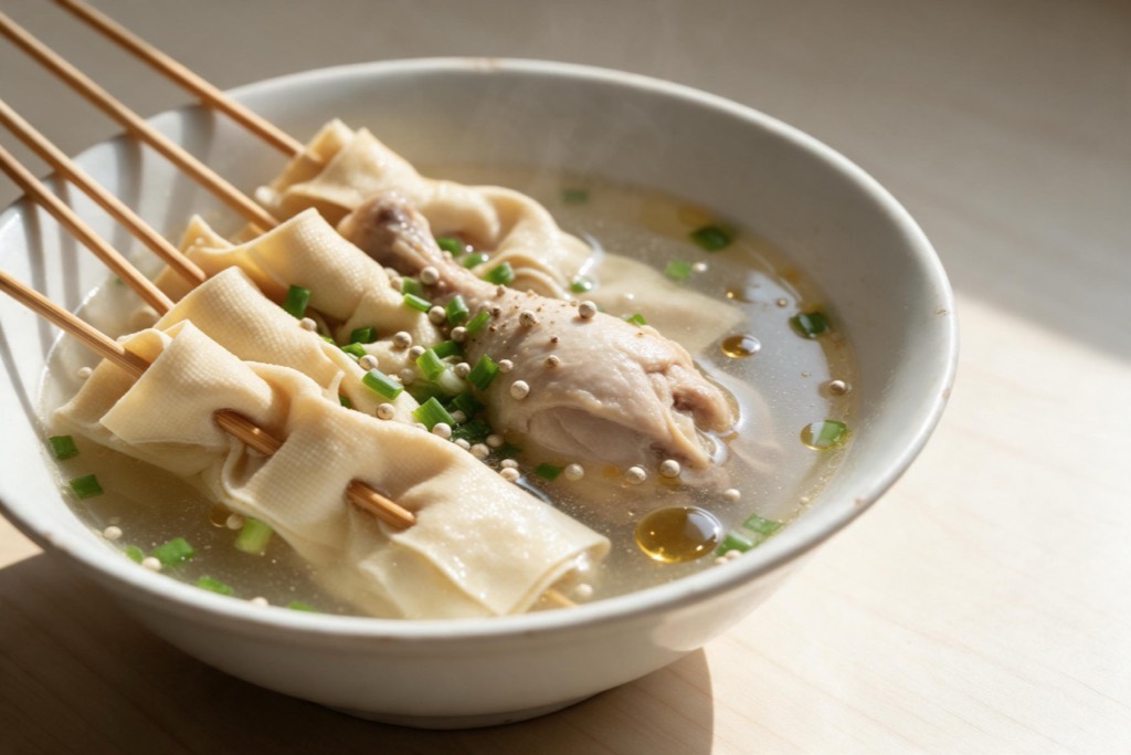 鸡汤豆腐串