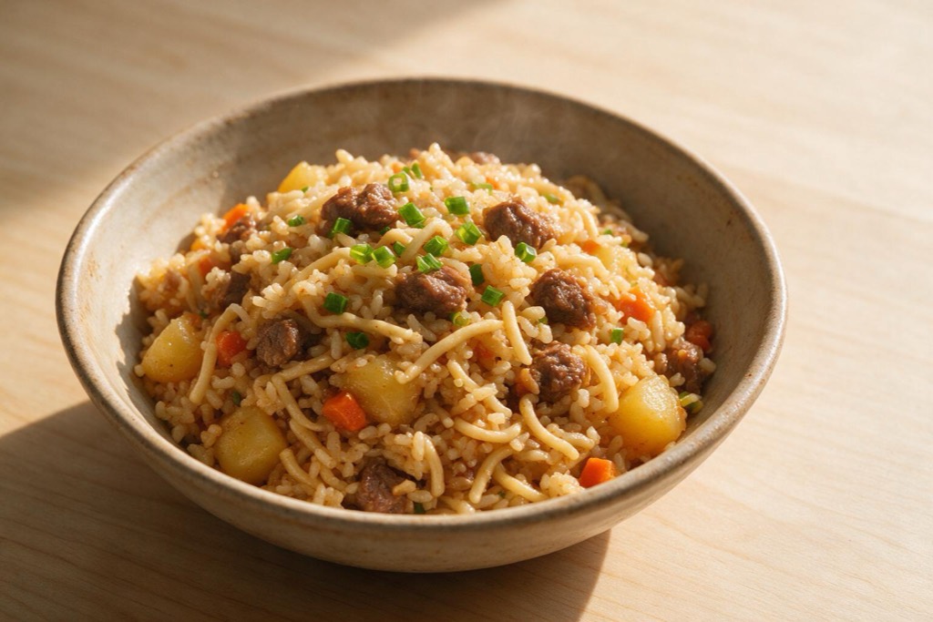 羊肉调和饭