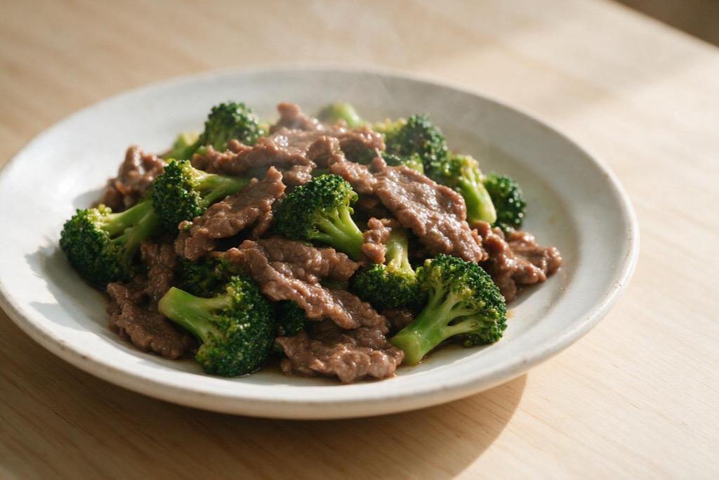 西兰花炒牛肉
