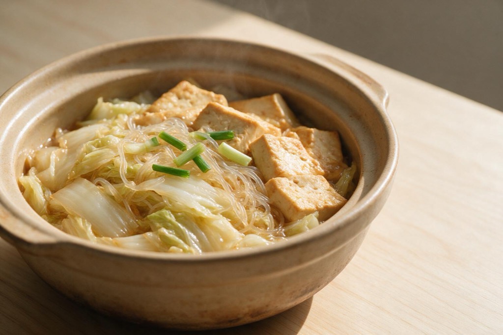 白菜豆腐炖粉条